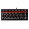 雷柏（Rapoo）V500 机械游戏键盘 机械黑轴 黑色版