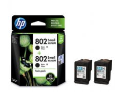 惠普（HP）L0S21AA 802s黑色墨盒双支装